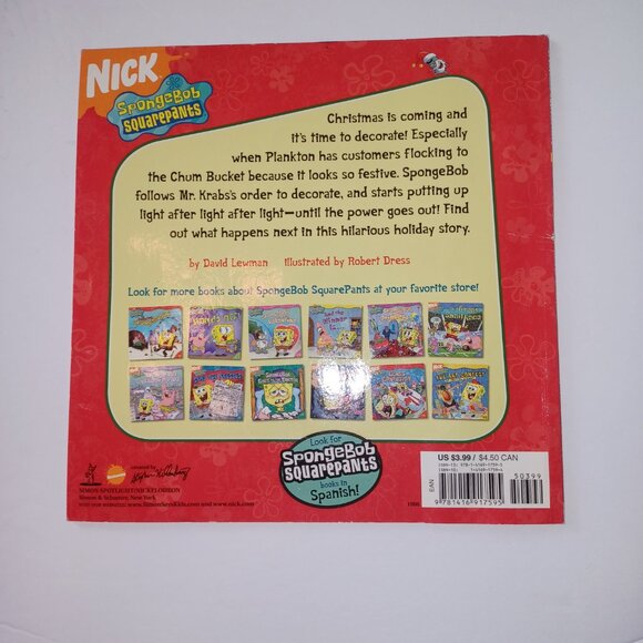 2006 SpongeBob SquarePants A Very Krusty Christmas Paperback Childrens Book - Picture 2 of 3